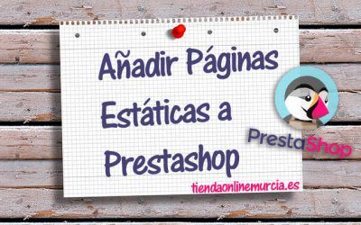 Crear páginas estáticas en Prestashop