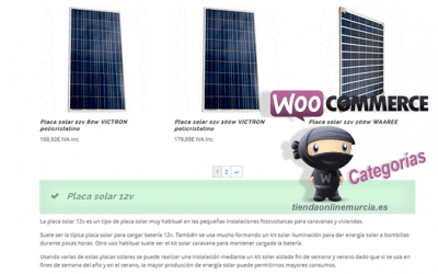 Poner descripción categorías debajo de los productos en Woocommerce
