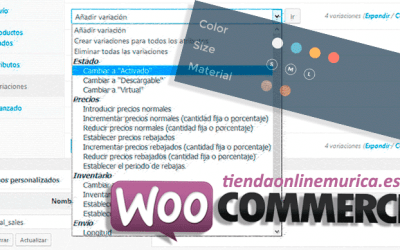 Acciones masivas sobre variaciones de productos en Woocommerce o acciones en lote