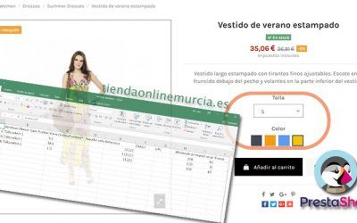 Importar atributos o combinaciones vía CSV en Prestashop + vídeo