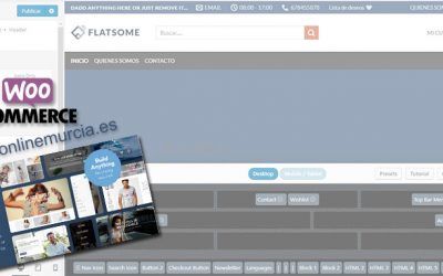 Cómo usar el constructor de header de la plantilla Woocommerce Flatsome (Header builder) + Vídeo