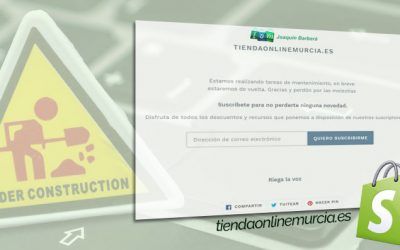 Poner tienda Shopify en modo mantenimiento / Activar página protección con contraseña