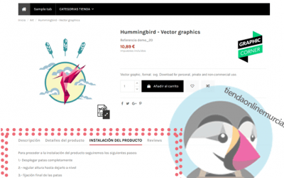 Añadir en Prestashop nuevas pestañas en la página de producto