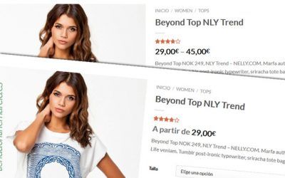 ¿Cómo quitar el intervalo o rango de precios en Woocommerce para productos variables?